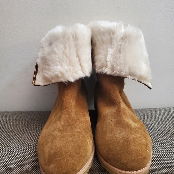 Kate Spade Baja Women Round Toe Suede Brown Boot Sz 8. New without box - Picture 6 of 9